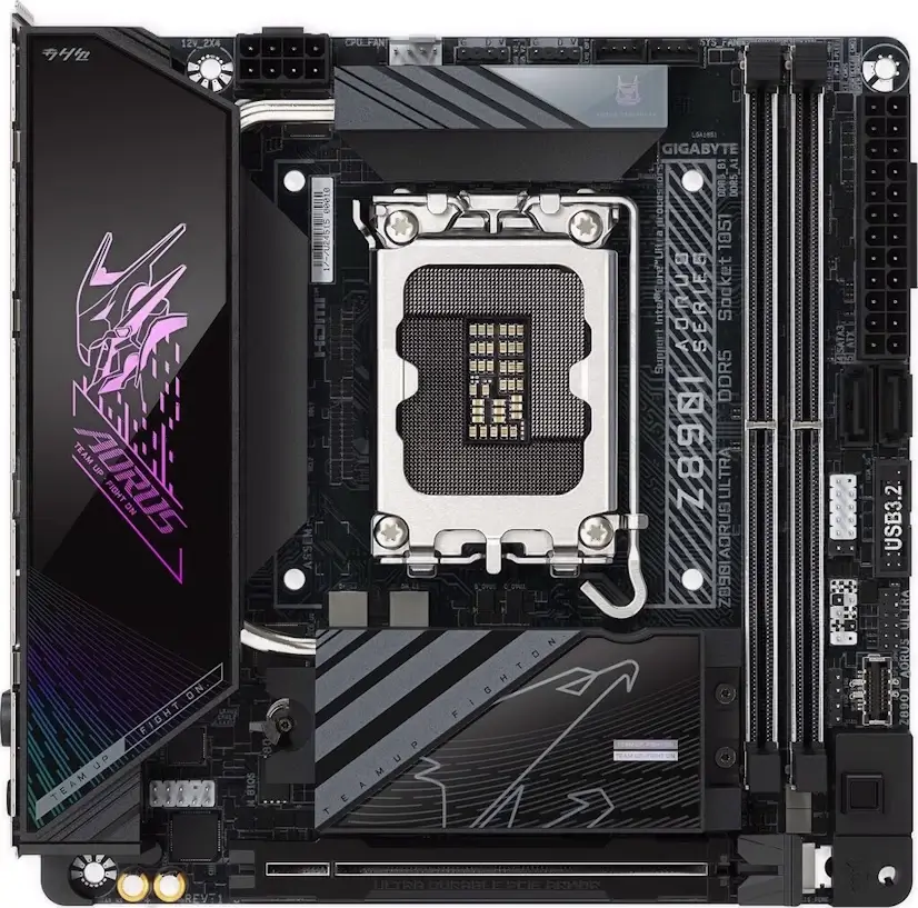 Montaje Placa Base Gigabyte Z890I AORUS ULTRA Gaming PC Ciudad Lineal